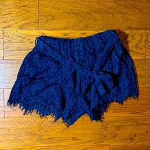 2/$20 Blue Lace Shorts
